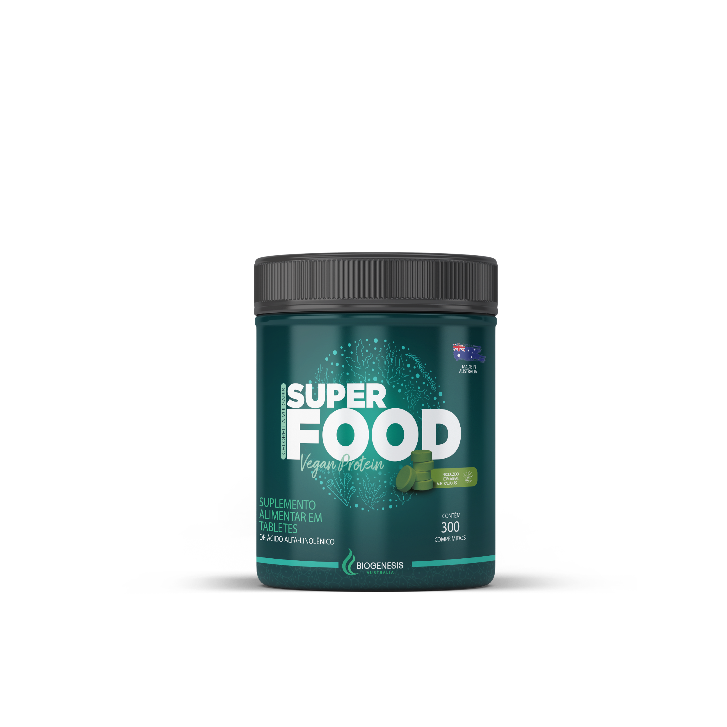 Chlorella em comprimidos Superfood – 300 comprimidos - Biogenesis
